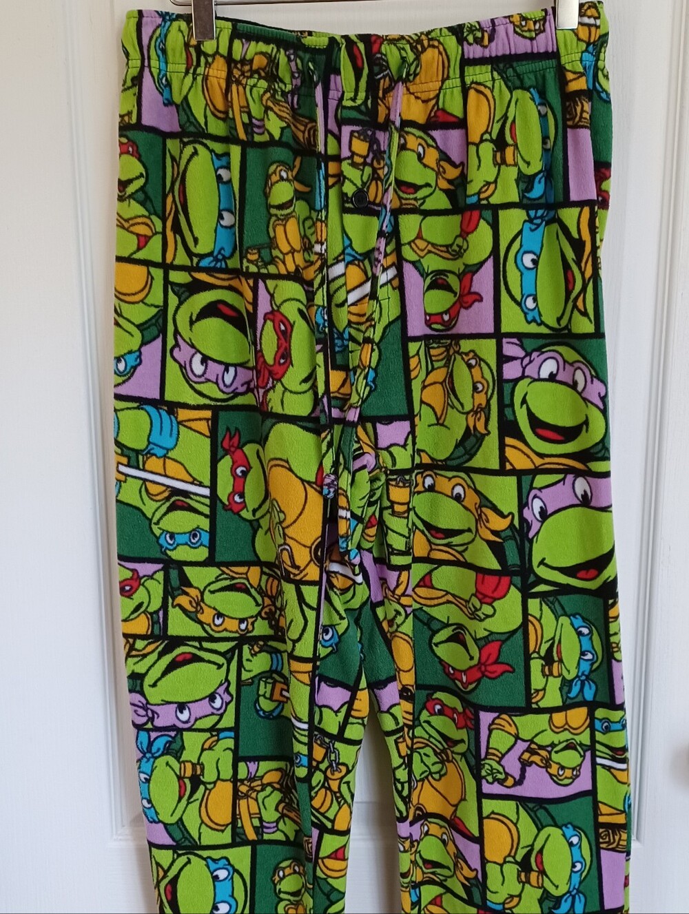 NICKELODEAN/BRIEFLY STATED MEN'S/ADULT UNISEX FLEECE TMNT LOUNGE/PAJAMA PANTS M